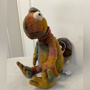 Jellycat Colin Chameleon Soft Toy Baby Comforter Gecko Colourful Lizard UWT